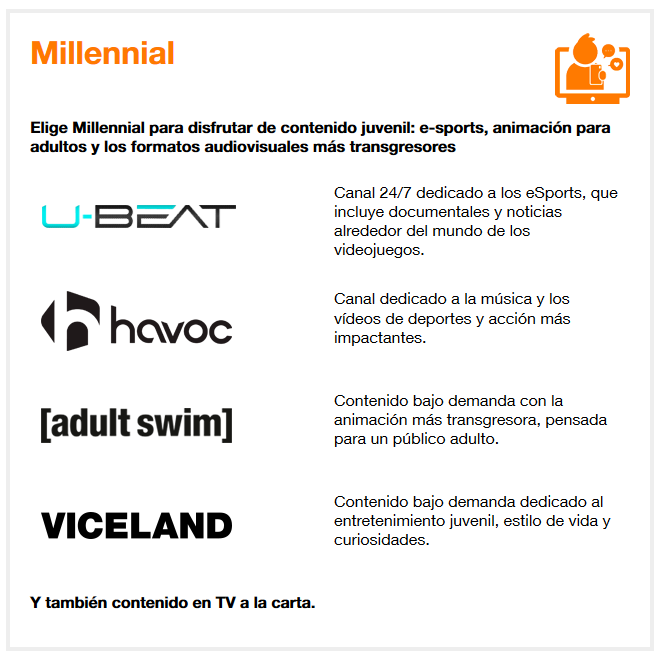 Orange TV Millennial