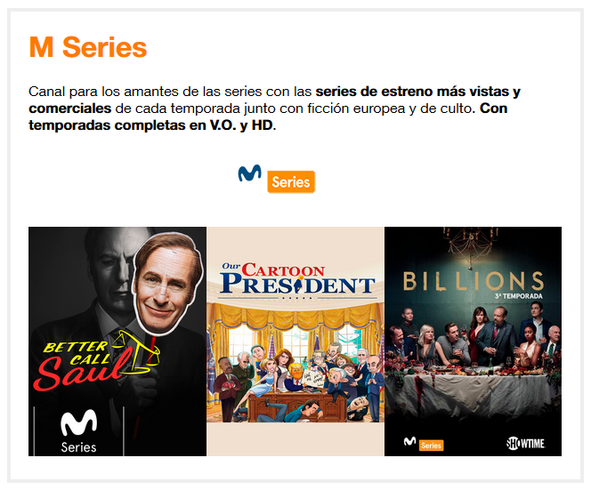 Orange TV M Series
